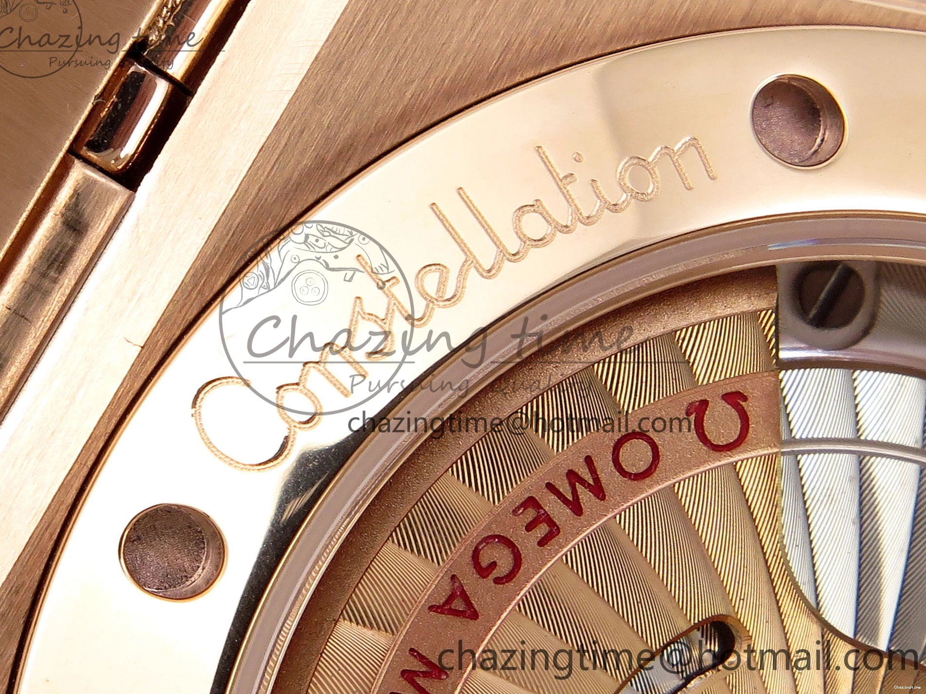 0327 Constellation 39mm RG ASWF 1:1 Best Edition Blue Dial on RG Bracelet A Practical 7778